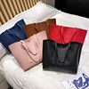 Trend shoulder bag, capacious polyurethane one-shoulder bag, 2020, wholesale