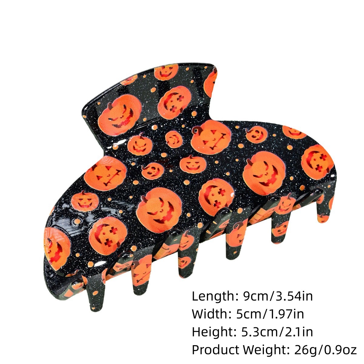 50g Weight Hair Claws Hair Accessories Type Halloween Casual IG Style Women's Pumpkin Spider Ghost Arylic Hair Claws