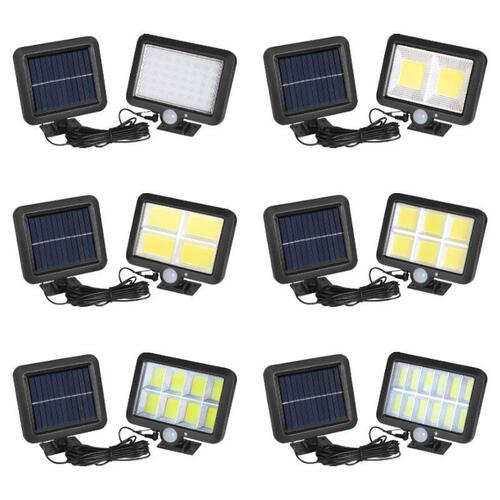 Solar split sensor wall lamp LED lighting separate indoor and outdoor garden lamp human body sensor lamp