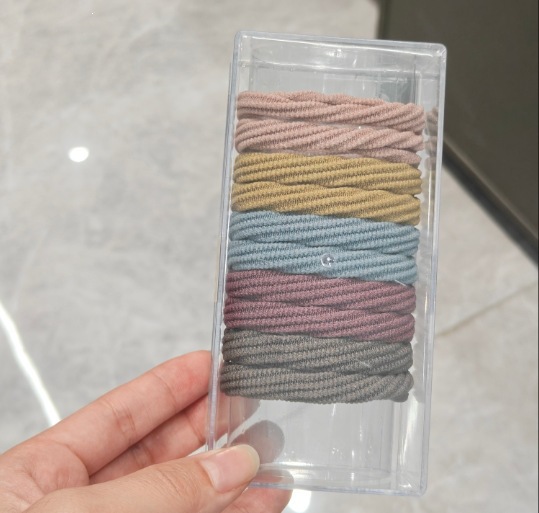 4 # rosca de color claro - 10 anillos 4.5cm