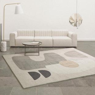 Cross-border Modern Simple Morandi Color Silent Cream Style Living Room Carpet Sofa Coffee Table Household Bedside Carpet