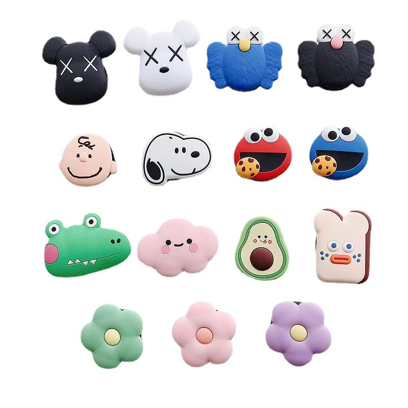 Table cute silicone tubing, adjustable ring, phone holder, folding air bag, soft heel