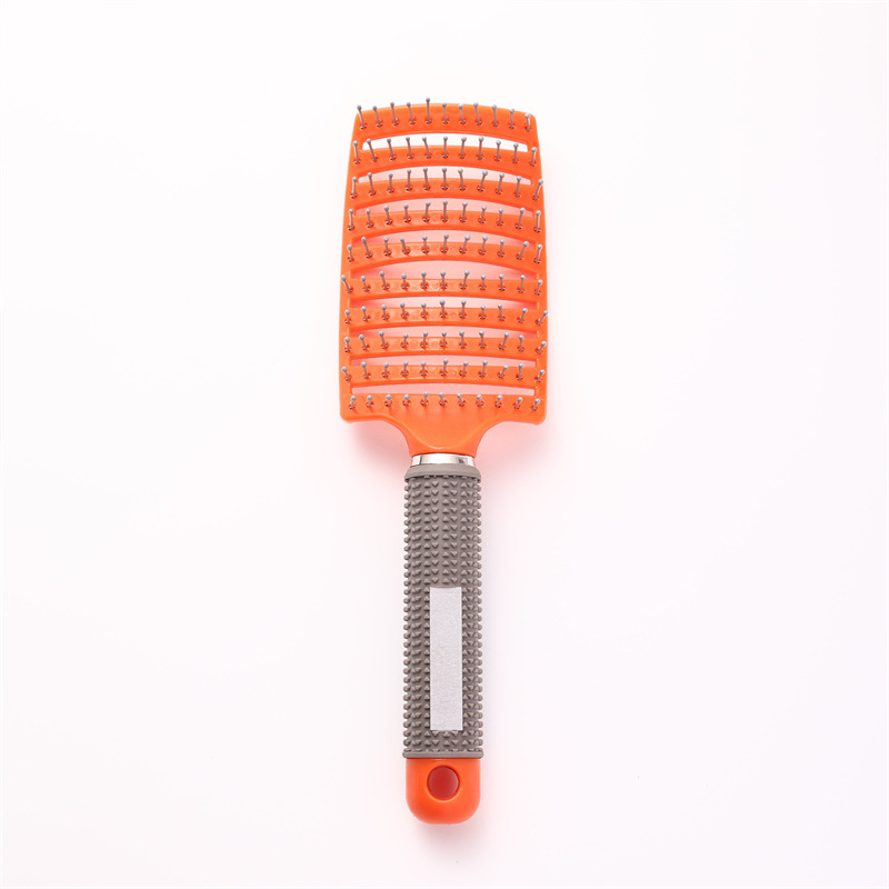 Orange monofilament [rubber-coated large curved comb]