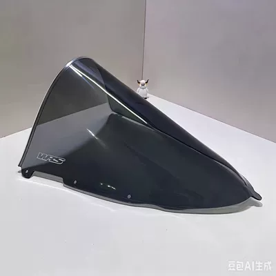 Suitable for Zhangxue Motorcycle front windshield - gray