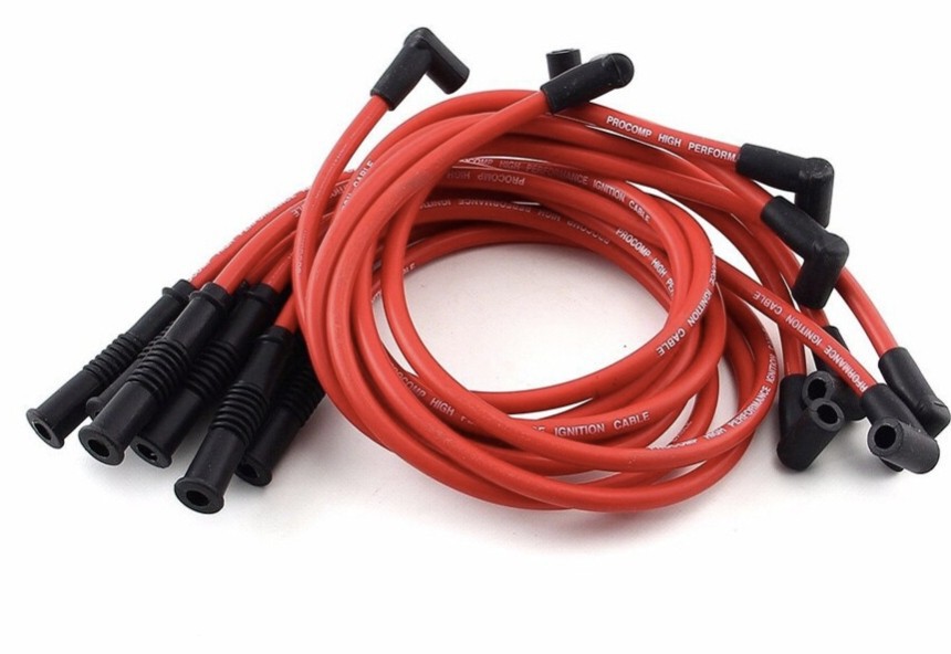 10.5mm high quality spark plug wire set for HEISBCBBC 350 383 454 electronic C66