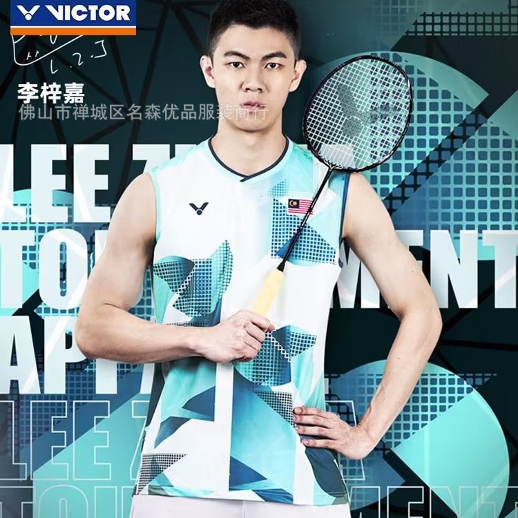 Quick-Drying Badminton Suit Sports Suit for Men and Women Round Neck Sports Breathable Short-Sleeved Tops Half-Sleeved Training Clothes with Printed Numbers