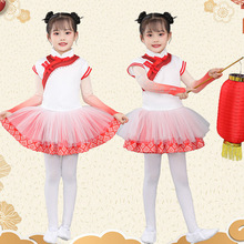 第十二届小荷风采灯火儿童六一演出服女童中国风喜庆灯笼舞蹈服