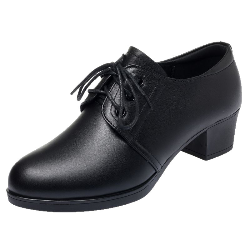 Zapatos para mujeres 2026 verano nuevos zapatos de tacones altos para mujeres zapatos de cuero poco profundos primavera y otoño zapatos de baile de tacones altos
