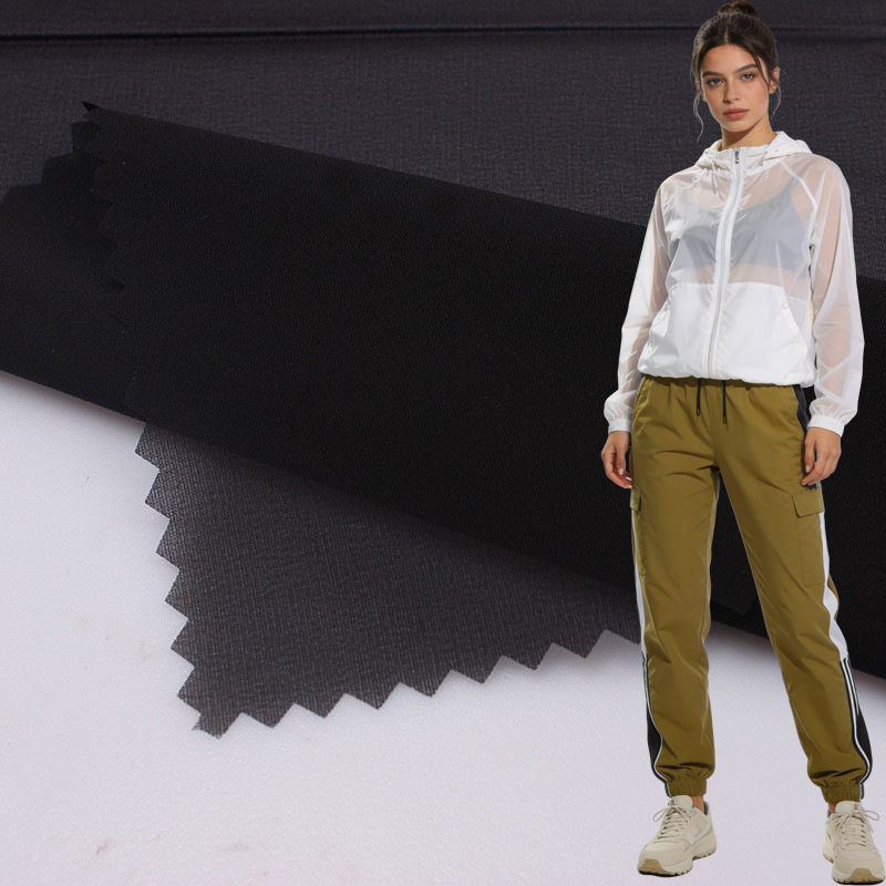 梭织尼龙四面弹轻薄透气纱面料垂感古风汉服衬衫布料弹力柔软