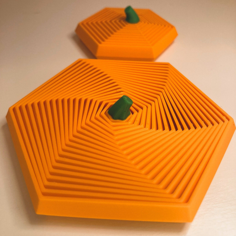3d打印变形南瓜休闲解压六边形万圣节鬼节礼物摆件创意产品礼品|undefined