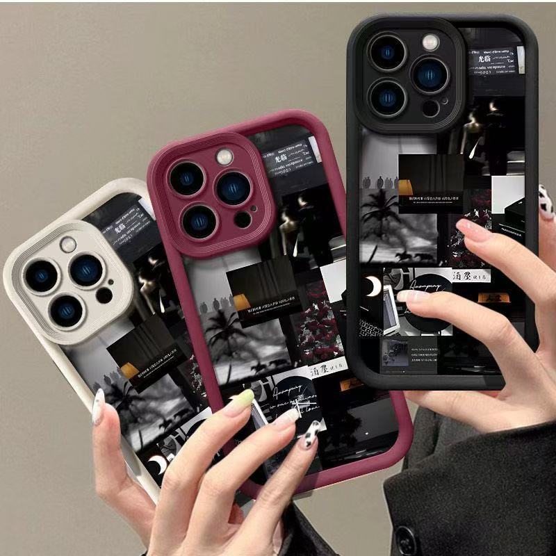 Nueva aplicación para iPhone 16 funda para teléfono móvil Apple 15promax/14 anti-caída 13pro12 Europa y América 11 personalidad xr