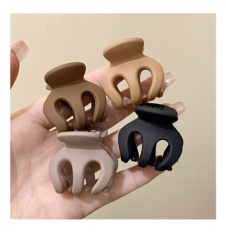 Fashion New Fixed Frosted Solid Color Small Hair Clip Female Hair Accessories display picture 3