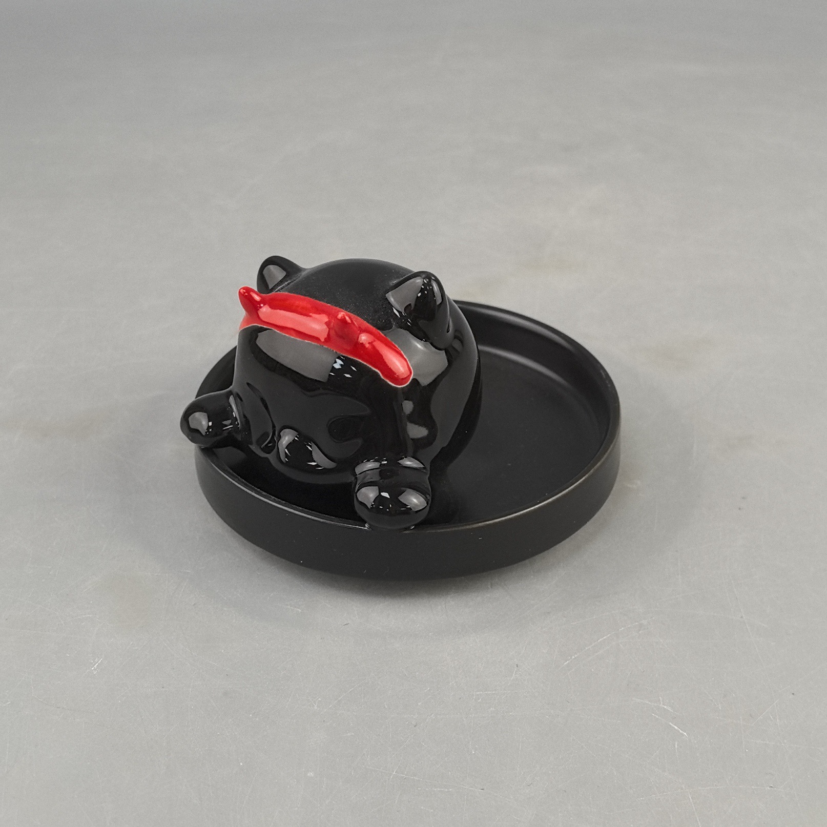 Creatividad transfronteriza de Halloween negro gatito candelabro decoraciones gatito hogar sala de estar decoraciones de escritorio