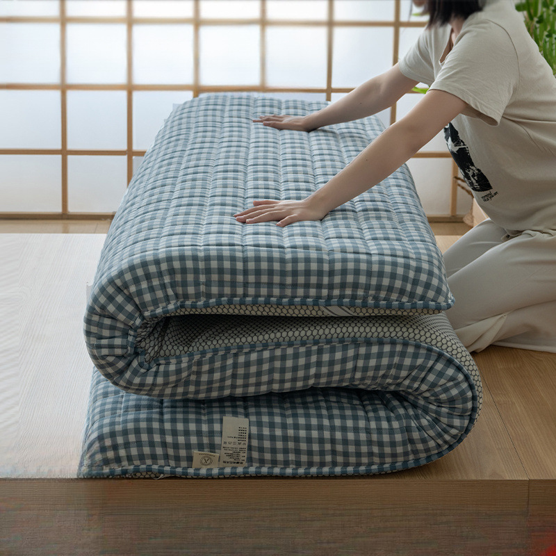 100% Washed Cotton Xinjiang Cotton Mattress Home Bedding Soft Mattress Mattress Tatami Double Student Single Cotton Batting