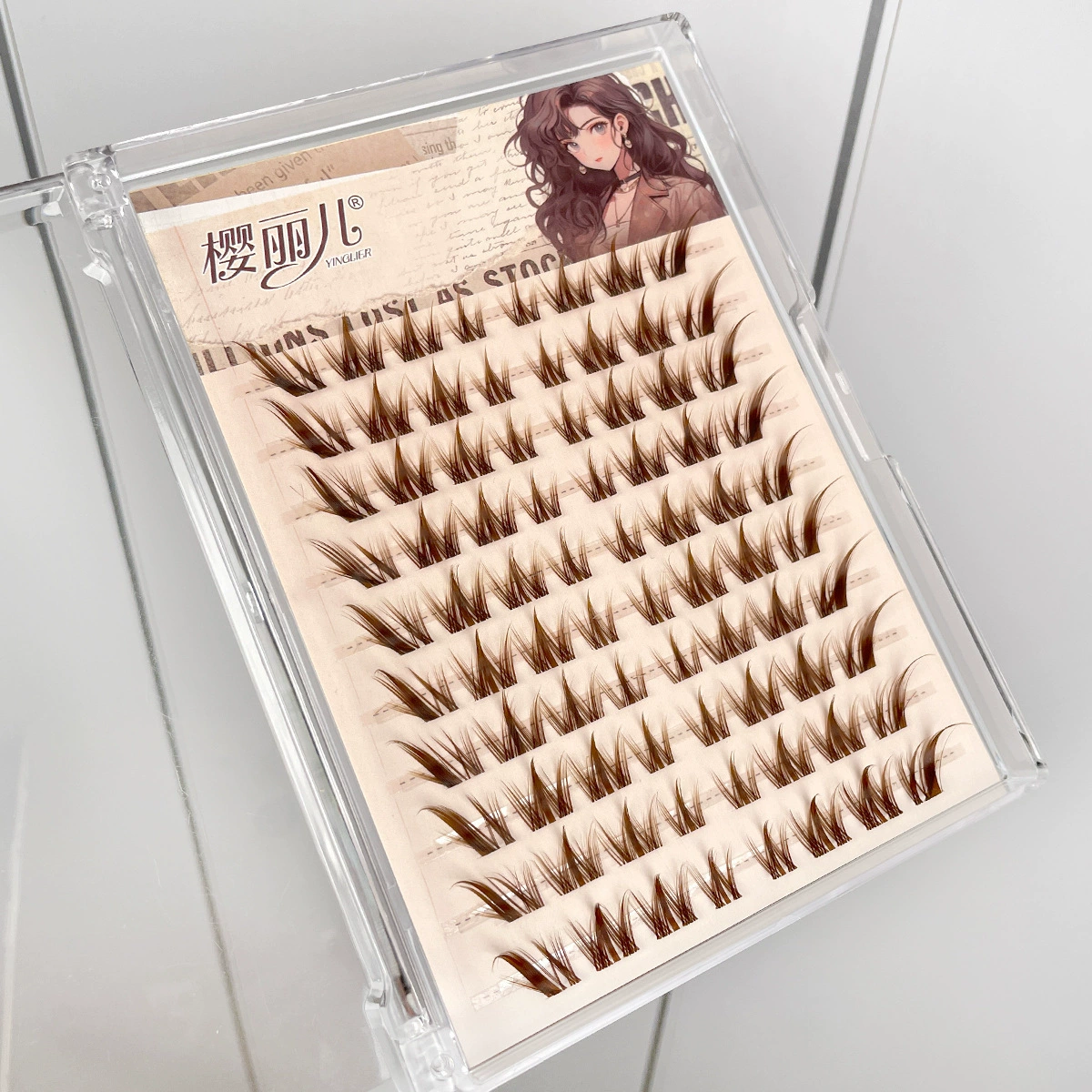 樱丽儿 Red (black) tea, lengthening curling false eyelashes, comics, fox