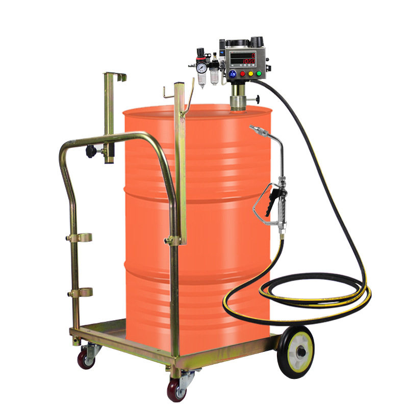 Pantalla digital cuantitativa bomba de bombeo gran barril de aceite neumático llenado de aceite de cilindro lubricante llenado de máquina engranaje llenado de aceite image 5