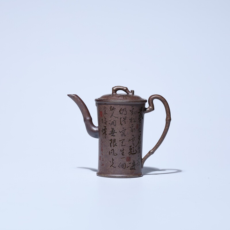 高竹节 宜兴紫砂壶高温还原烧匠心手制精美紫砂茶壶茶具批发|undefined