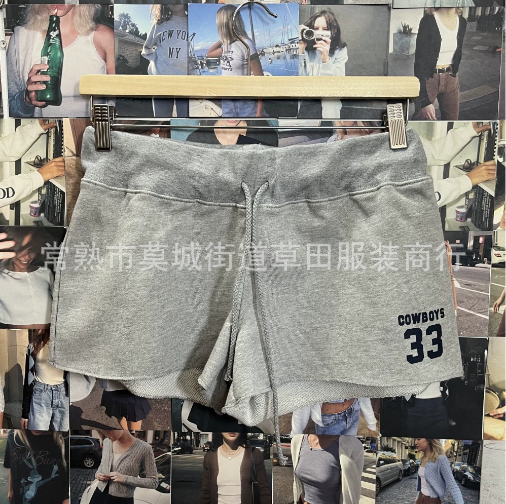 Шорты свободного кроя, летние женские шорты, шнурок на талии, one size (талия ≈72 см)