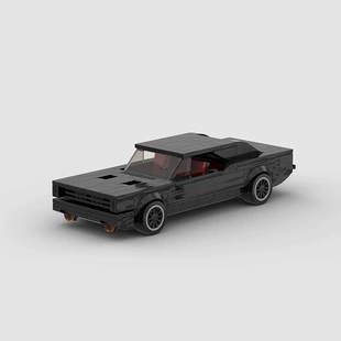CHARGER 1970 Совместимо с Lego Основные гранулы Challenger спортивный автомобиль MOC пазл детские конструкторские игрушки