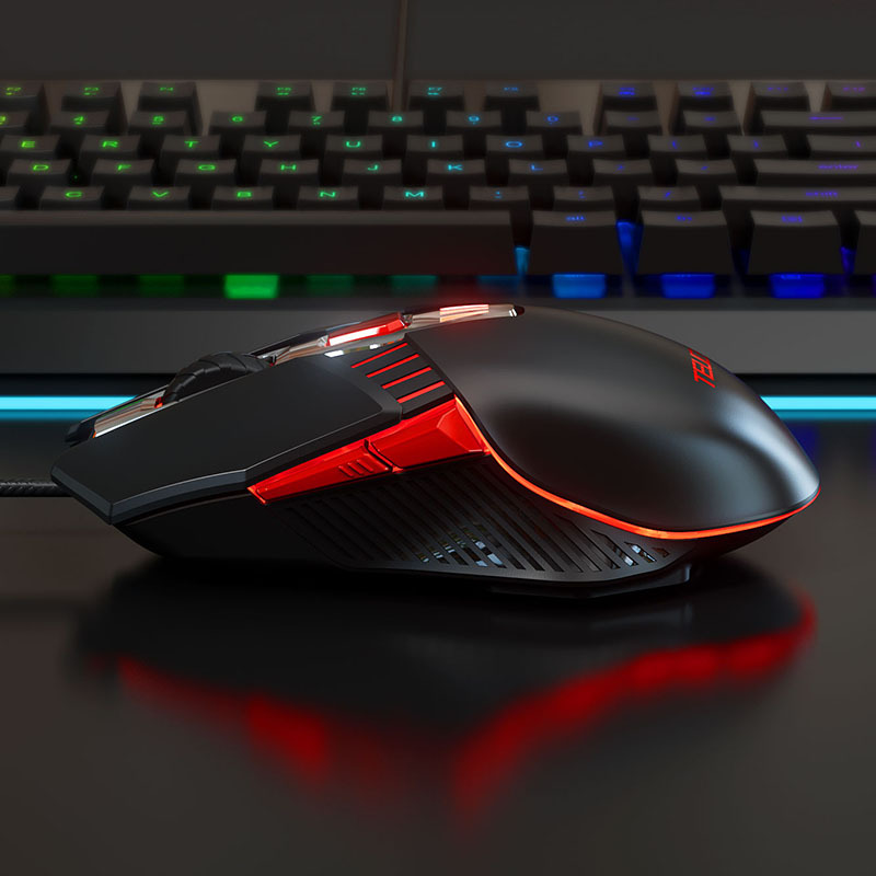 Gaming Keyboard Mouse Combo Mechanical Wired Set For Pc Laptop_voghion.com