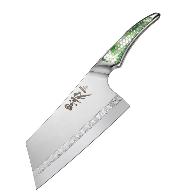 잉크 블레이드 S90V 분말 강철 팬텀 그린 수지 손잡이 슬라이싱 나이프