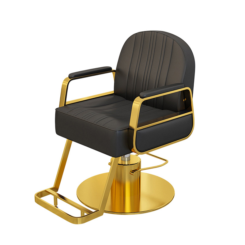 Silla de peluquería silla de peluquería silla de corte de pelo especial silla de elevación giratoria de acero inoxidable silla de belleza silla de peluquería