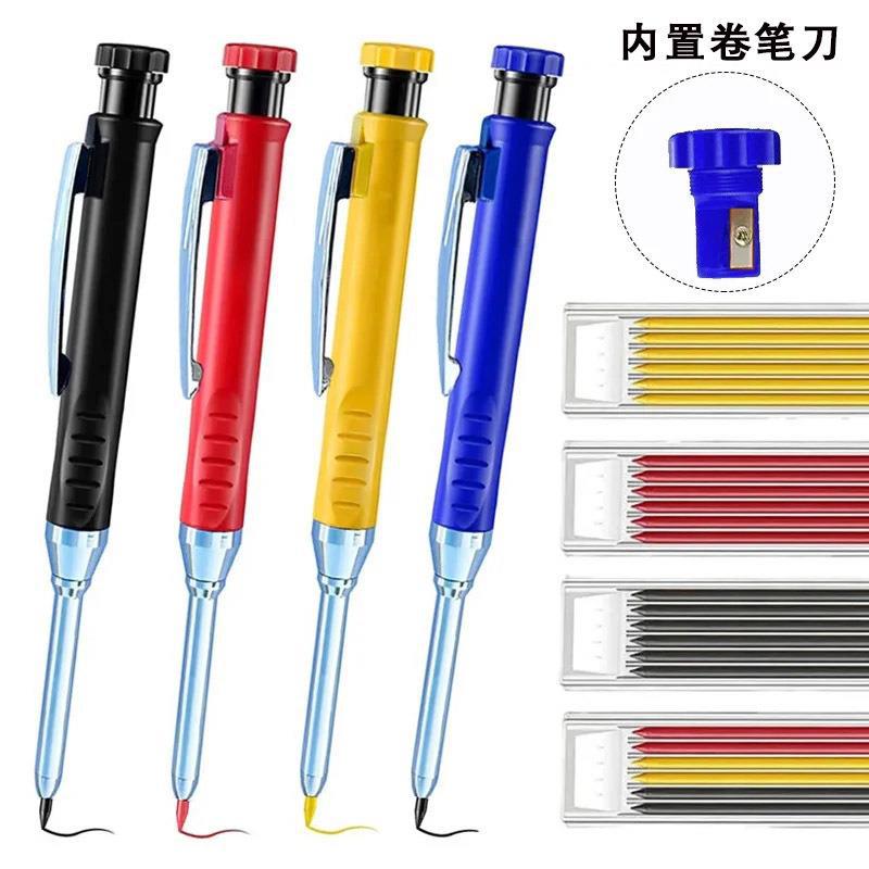 2.8MM金属深孔木工铅笔活动划线活动铅笔长头记号笔免削跨境货源