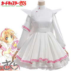 カードキャプターさくら cos 服魔法少女木之本桜さくらナーススーツ戦闘服コスプレ服