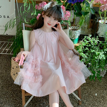 女童夏季连衣裙2026新款儿童洋气裙子韩版女宝宝时尚礼服公主裙子