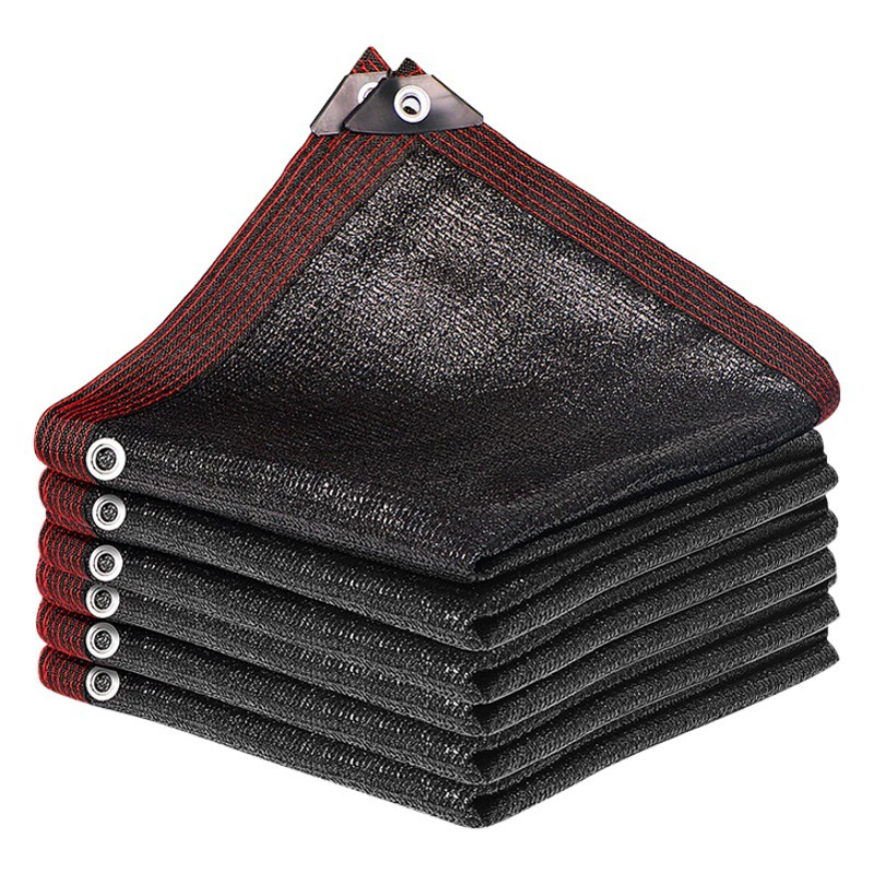 Черный солнцезащитный козырь открытый двор теневой сетки зашифрованный обшивка перфораторная сетка оптовая продажа зашифрованный утолщение защиты