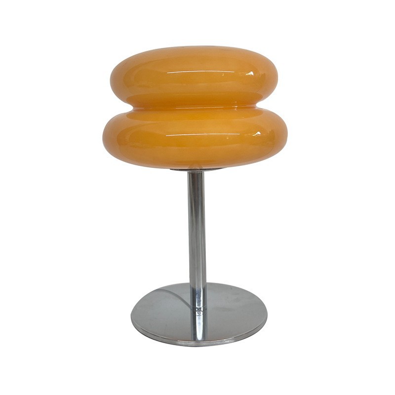 Fondo grueso creativo dormitorio sala de estar lámpara de mesa decorativa Yama atmósfera huevo lámpara de cristal de la lámpara Bauhaus luz de la noche