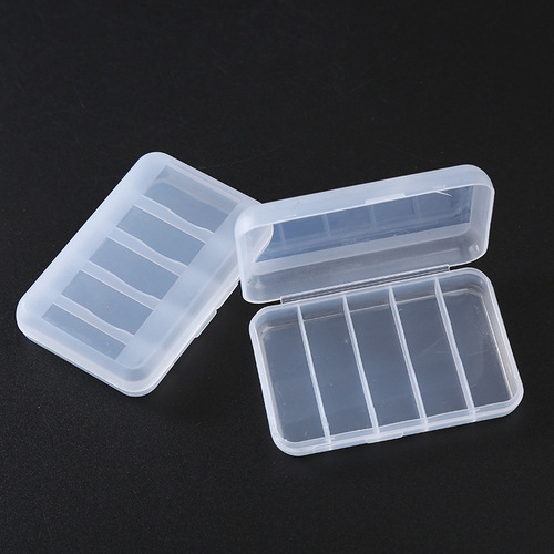 Vertical 5-grid earplug box, armor piece, jewelry storage box, pill box, small hardware parts, fishing gear sorting box, separate plastic box