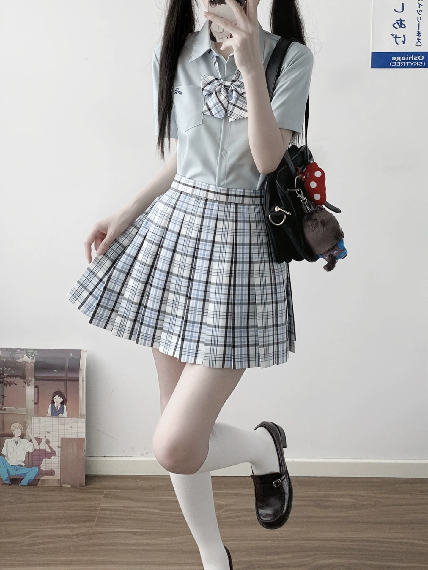 Genuine skirt, Japanese white colored uniform