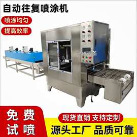 平面往复喷涂金属橡料自动喷油喷漆机隧道烘干炉自动喷涂流水线