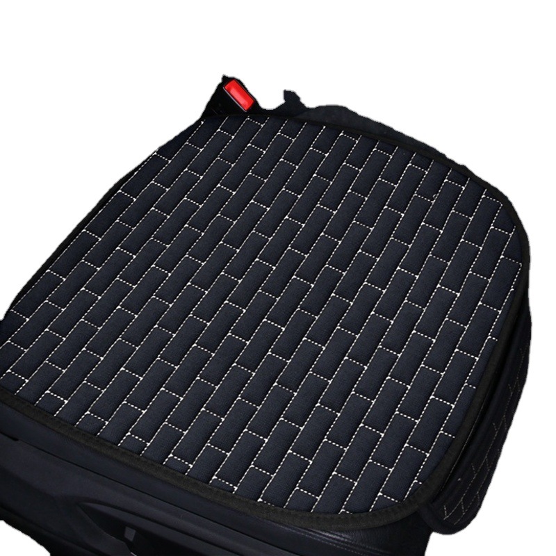 Cojín de asiento de coche de lino conjunto de tres piezas cojín de asiento DE LINO DE VERANO cómodo cojín de asiento transpirable