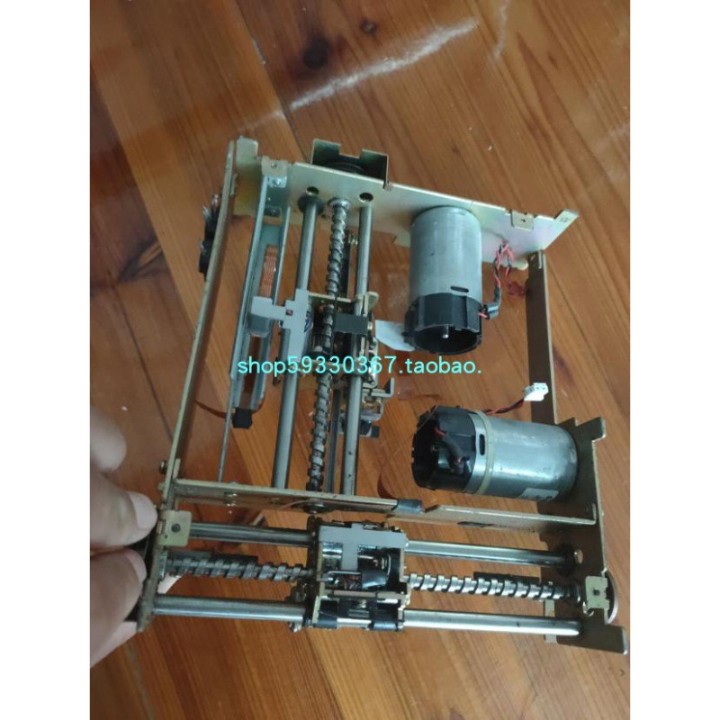 A041*SANKYO滑行XY平台 DC24V直流电机带金属丝杆小滑台行程116MM