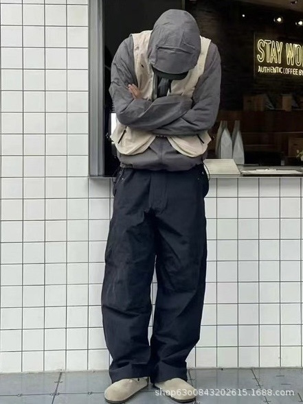 原厂高品质GW高端系列弯刀立体剪裁伞兵口袋休闲裤男女款运动长裤|undefined