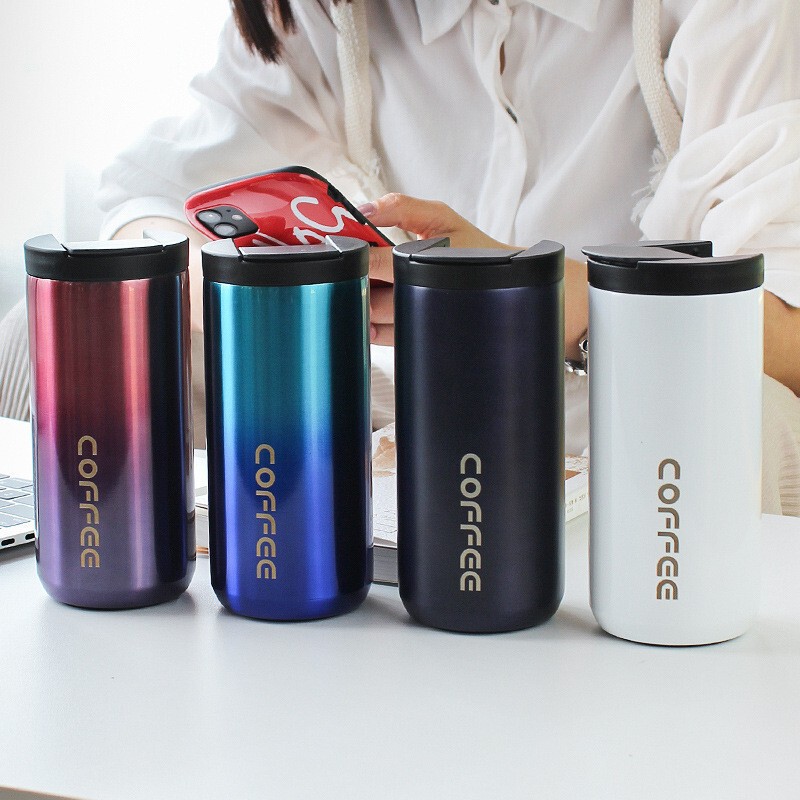 シンプルなファッションコーヒー保温カップステンレス保温カップ304卸売り学生の便利なカップ|undefined