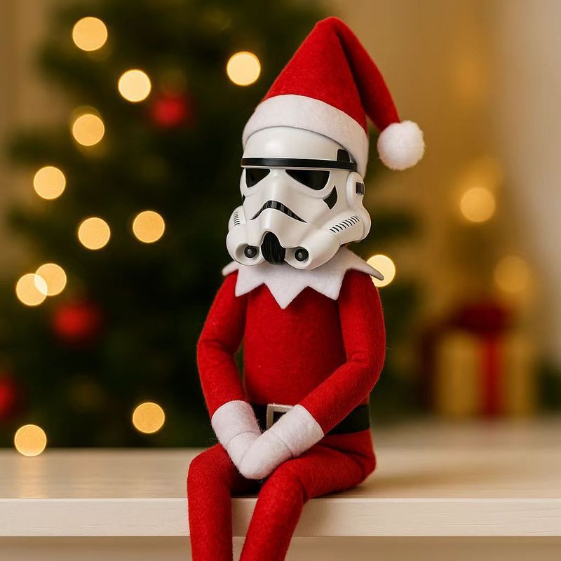 2025跨境爆款tormtrooper Christmas Elf Doll星球大战圣诞节饰品|undefined