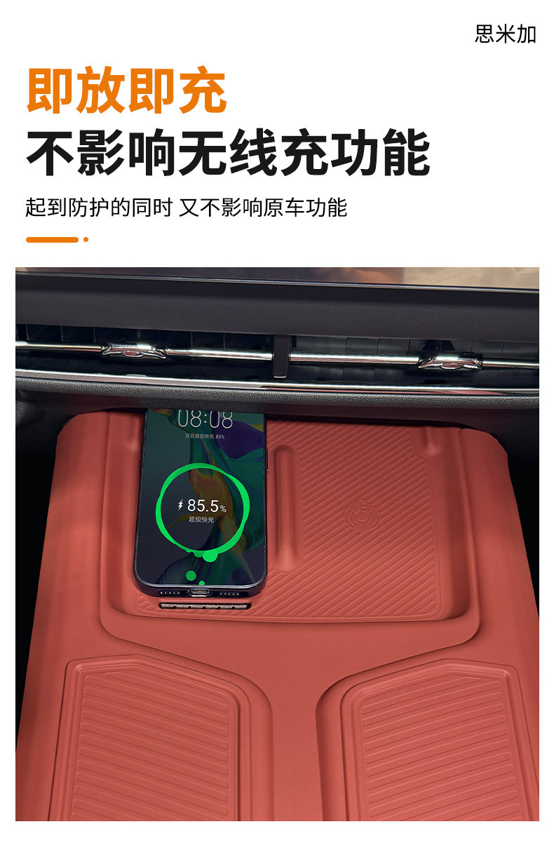Suitable for 26 models of Changan UNI-Z, silicone protective mat for the central control panel, door window lift panel protective film, modification accessories