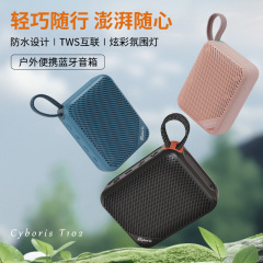 Cyboris户外便携式防水蓝牙音箱精美礼品儿童玩具音箱三色任选