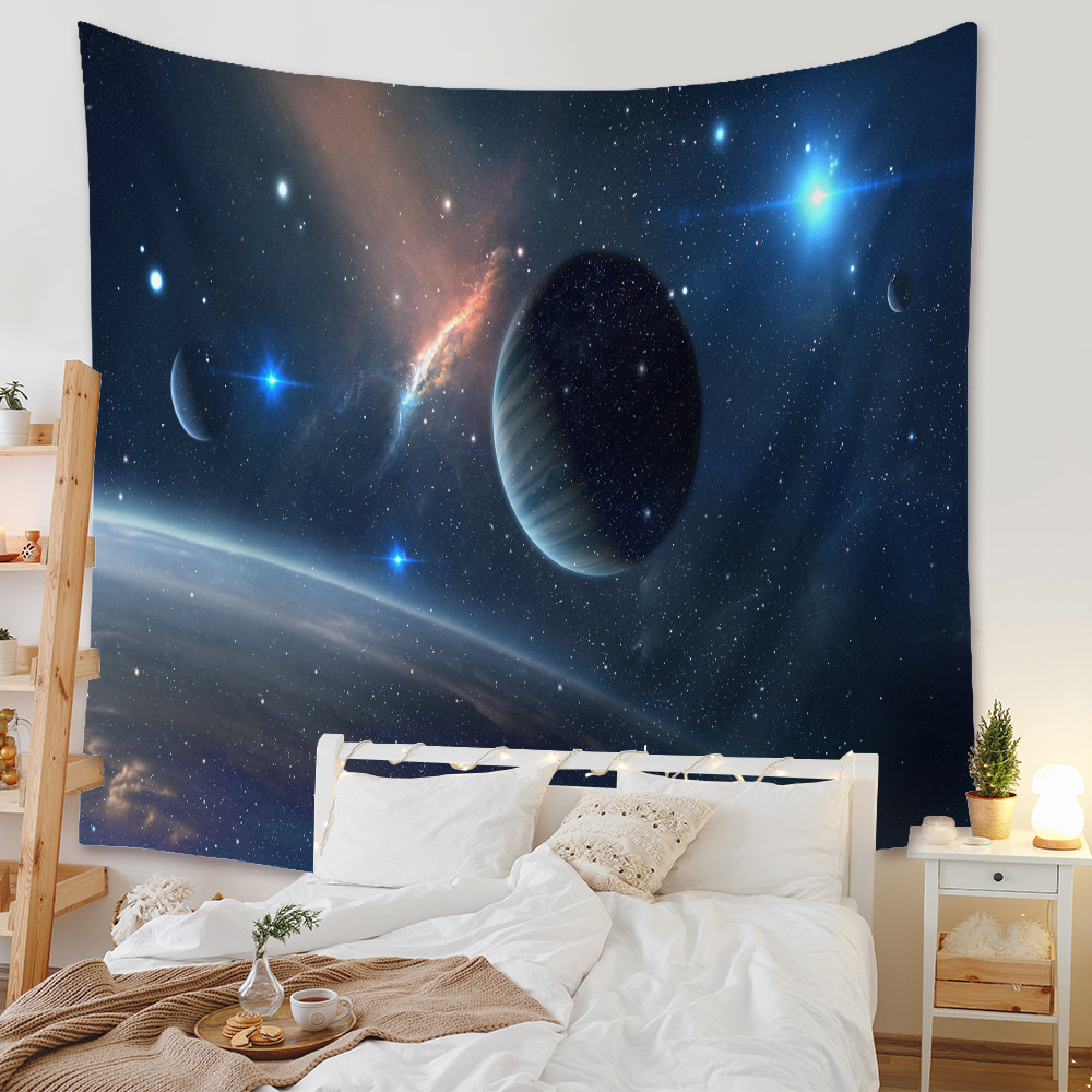 Fashion Universe Painting Wall Decoration Cloth Tapestry Wholesale Nihaojewelry display picture 40