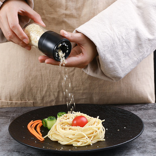 Japan Imported Pepper Sesame Salt and Pepper Granules Grinder Grinding Bottle Manual Sea Salt Sprinkler Bottle New