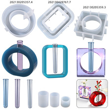 虞美人diy水晶滴胶模具现代简约插花瓶枝条水培花器硅胶模具