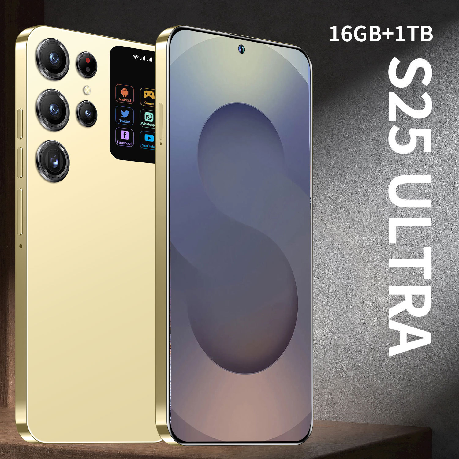 爆款跨境手机S25 Ultra安卓智能手机16+1TB热销副屏TK外贸手机