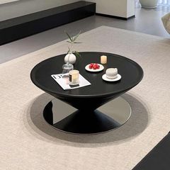 网红飞碟茶几极简圆形家用简约客厅小户型现代设计师高级轻奢悬浮