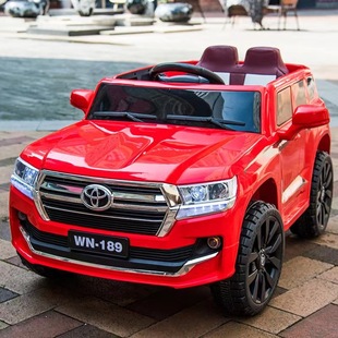 Children's Electric Car with Four Wheels, Can Seat Adults, Baby Toy Car, Off-Road, Boys' Toyota Car, Dual Drive