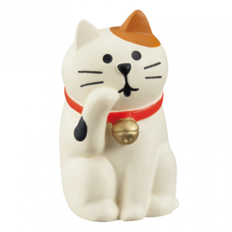 흰색 행운의 고양이