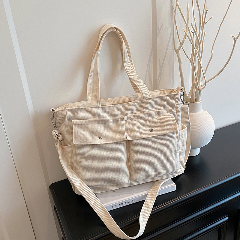 2025 nueva gran capacidad de terciopelo especial nicho universal bolso de hombro casual estilo coreano de viaje bolso de mano
