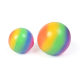 Cross-border hot selling flour rainbow flour ball decompression toy slow rebound pinch music decompression soft rubber ball factory direct sales